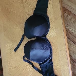 Bra black strapless cacique 42DDD